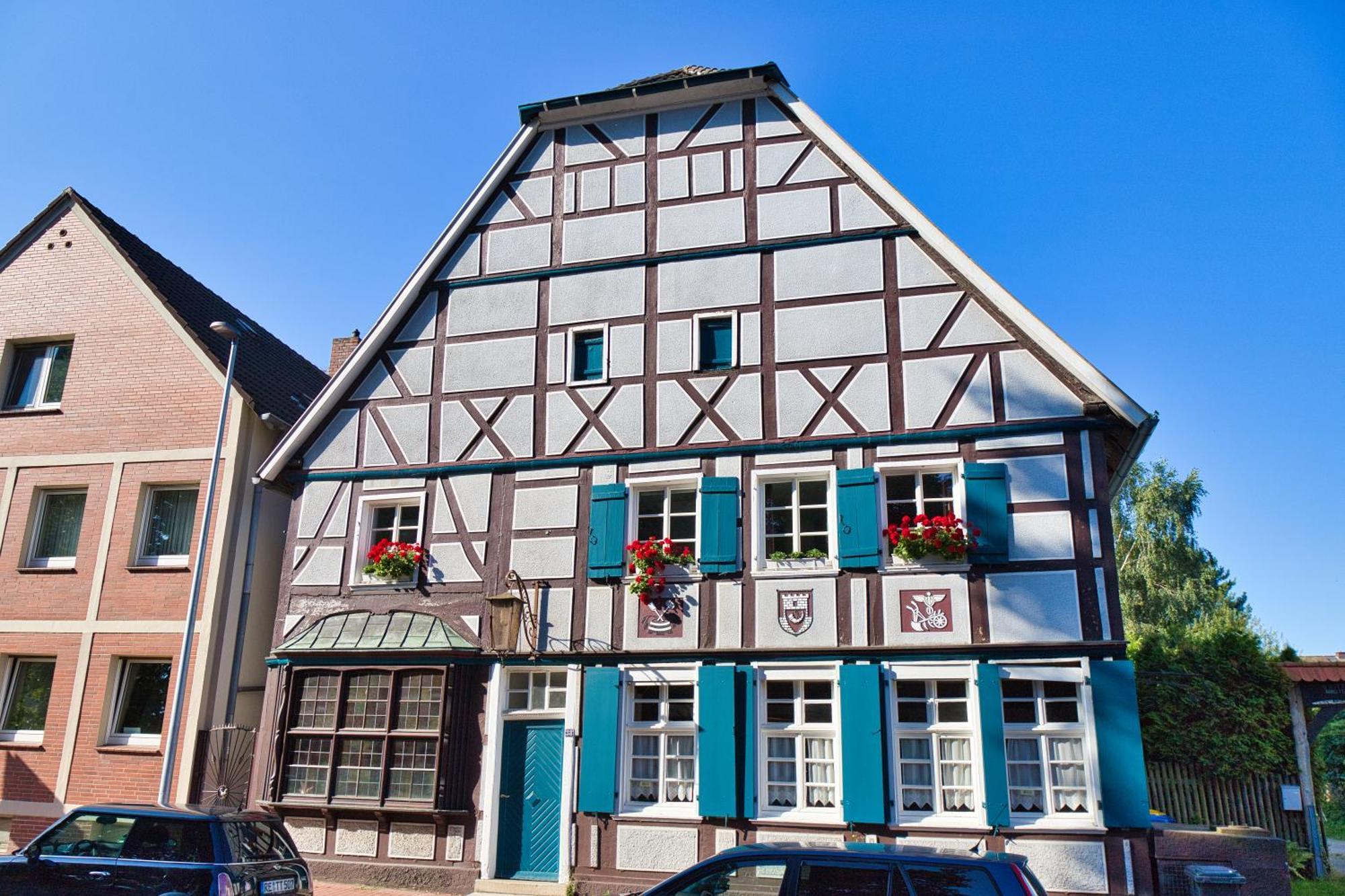 Gasthaus Benke, Fachwerkhaus In Westfalen Datteln Kültér fotó